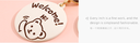 925 Silver Needle Cute Bear Disc Earrings