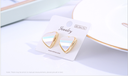 925 Silver Needle Elegant Loving Heart Earrings