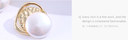 925 Silver Needle Stylish Retro Artificial Pearl Metal Earrings