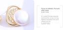 925 Silver Needle Stylish Retro Artificial Pearl Metal Earrings