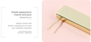 925 Silver Needle Stylish Square Bar Two Tone Earrings