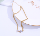 Delicate Loving Heart Zircon Necklace