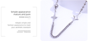 Star Spliced Chain Necklace