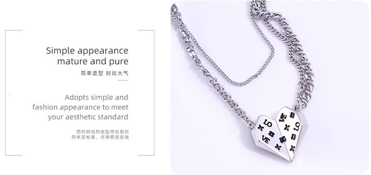 Trendy Loving Heart Necklace