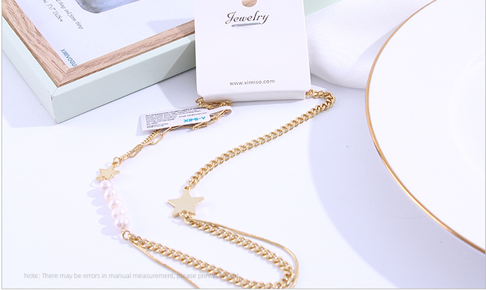 Star Two Layers Spliced Necklace