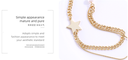 Star Two Layers Spliced Necklace