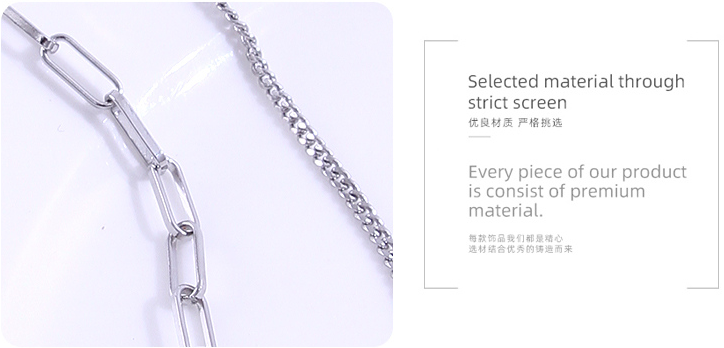 Stylish Simple Rings Necklace