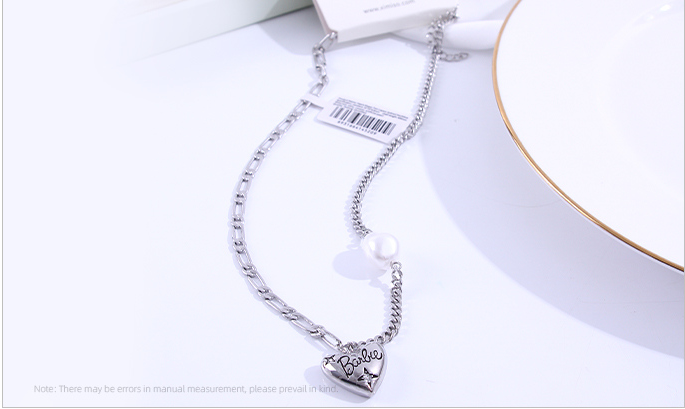 Heart-Shape Two Layers Spliced Necklace