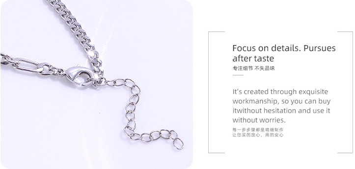 Heart-Shape Two Layers Spliced Necklace