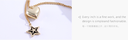 Loving Heart Tassel Star Spliced Clavicle Chain Necklace
