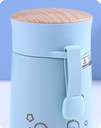 Happiness Paradise Vacuum Flask 270ml/9.1fl.oz.(Cyan)