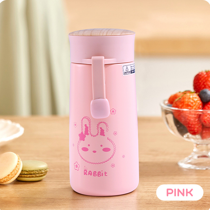 Happiness Paradise Vacuum Flask 270ml/9.1fl.oz.(Cyan)