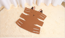 Felt Deer Shaped Fabric Storage Bin(Brown)