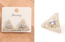 Exquisite Crystal Triangle Earrings