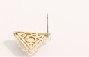 Exquisite Crystal Triangle Earrings