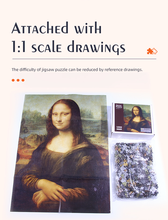 Jigsaw Puzzles-Mona Lisa(1000 Pieces)(88318)