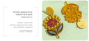 925 Silver Needle Yellow Flower Acrylic Earrings