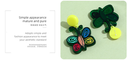 925 Silver Needle Retro Colorful Butterfly Acrylic Earrings