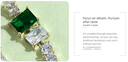 925 Silver Needle Stylish Retro Beccarite Earrings
