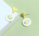 S925 Silver Needle Simple Sweet Goldfish Earrings