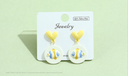 S925 Silver Needle Simple Sweet Goldfish Earrings
