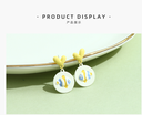 S925 Silver Needle Simple Sweet Goldfish Earrings