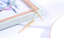 925 Silver Needle Straight Earrings