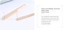 925 Silver Needle Straight Earrings