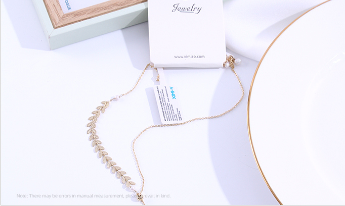 Delicate Wheat Tassel Necklace