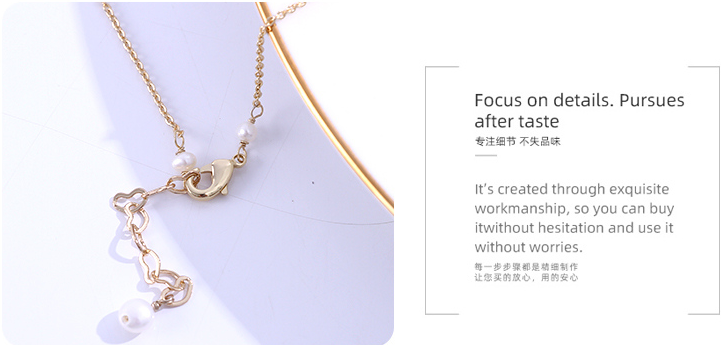 Delicate Wheat Tassel Necklace