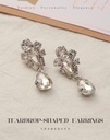 Elegant Teardrop-Shaped Zircon Earrings