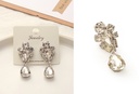 Elegant Teardrop-Shaped Zircon Earrings