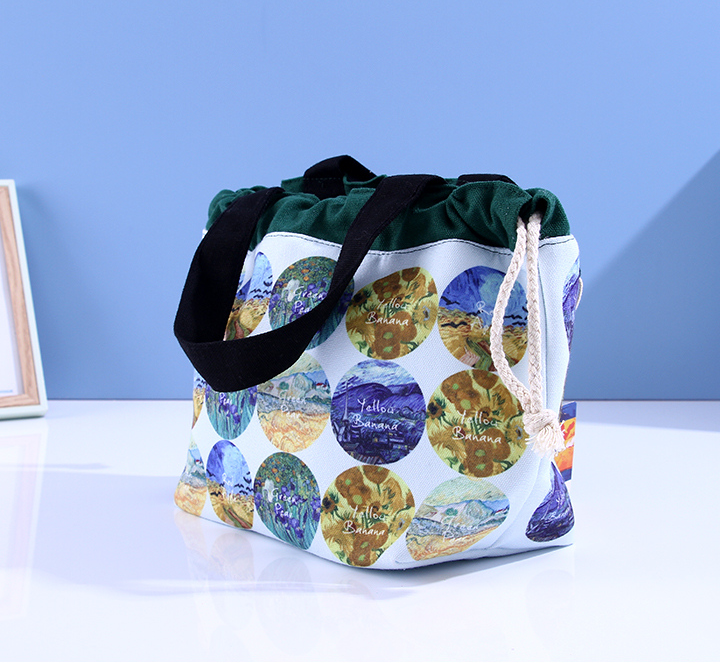 Famous Painting Series Oil Painting Lunch Bag