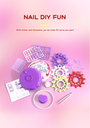 3D Manicure Toy-Cool Girl(A051)(Piggy Pattern Included)