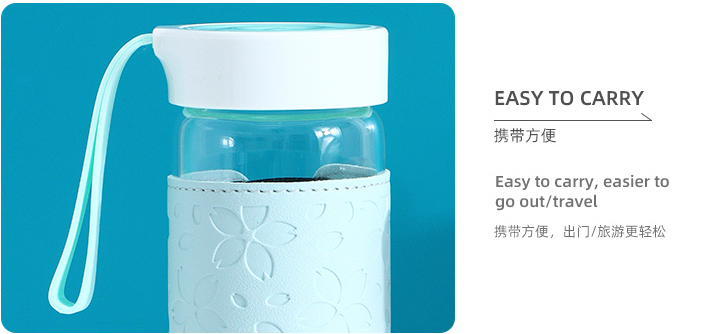 Sakura Anti-scald Glass 360ml/12.1fl.oz.