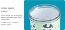 FK002 Happy Panda Double Walls Plastic Cup with Straw 520ml/17.5fl.oz.(Green)