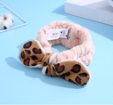 Leopard Print Hair-drying Headband(Khaki)