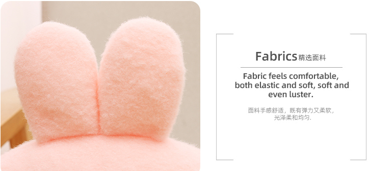 Cute Bunny Pillow(Pink)