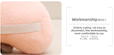 Cute Bunny Pillow(Pink)
