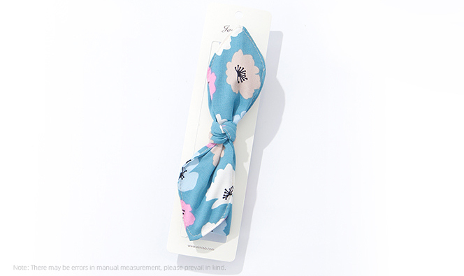 Stylish Trendy Printing Bow Hair Band