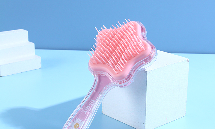 Daisy Glitter Airbag Hair Brush