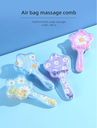 Daisy Glitter Airbag Hair Brush