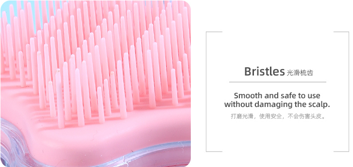 Daisy Glitter Airbag Hair Brush