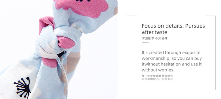 Stylish Trendy Printing Bow Hair Band