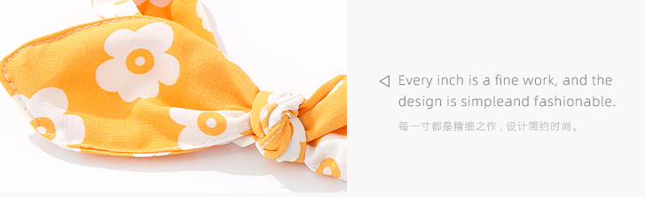 Stylish Sweet Colorful Printing Bow Hair Band