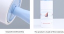 Marine Style Lint Roller (Light Blue)