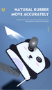 Panda Mouse Pad(Black and White)
