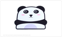 Panda Mouse Pad(Black and White)
