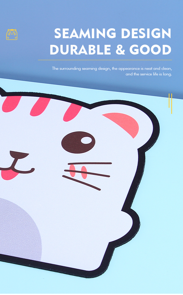 Kitten Mouse Pad(Pink and White)