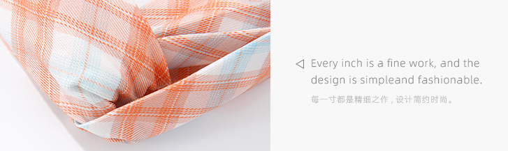 Elegant Trendy Checks Hair Band